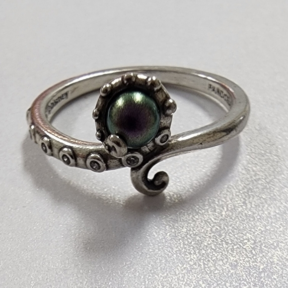 Pandora Disney The Little Mermaid Ursula Ring Size 54 - Picture 3 of 7